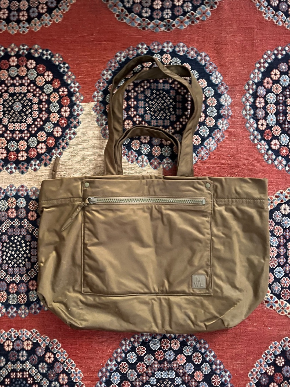 Madewell Olive Bronze Tote Bag